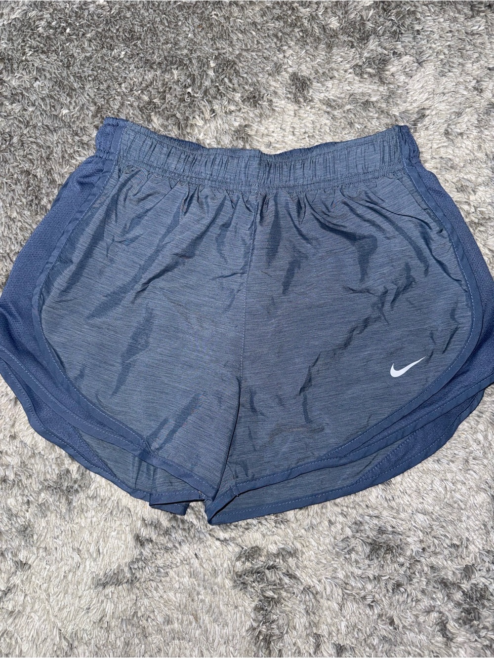 Nike Women's Dark Blue Athletic Running Shorts
